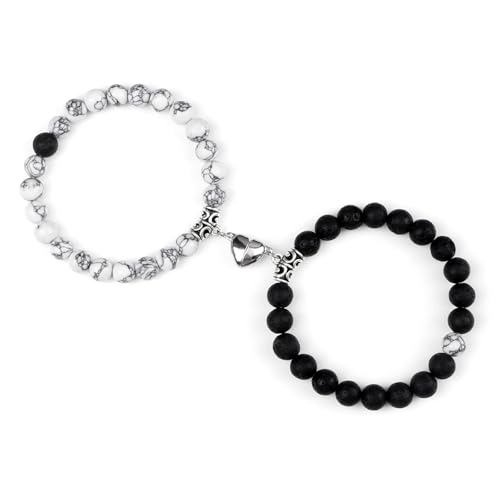 Bracelet de perle cristalline CXYWBD : un duo de pierres naturelles pour unir les cœurs