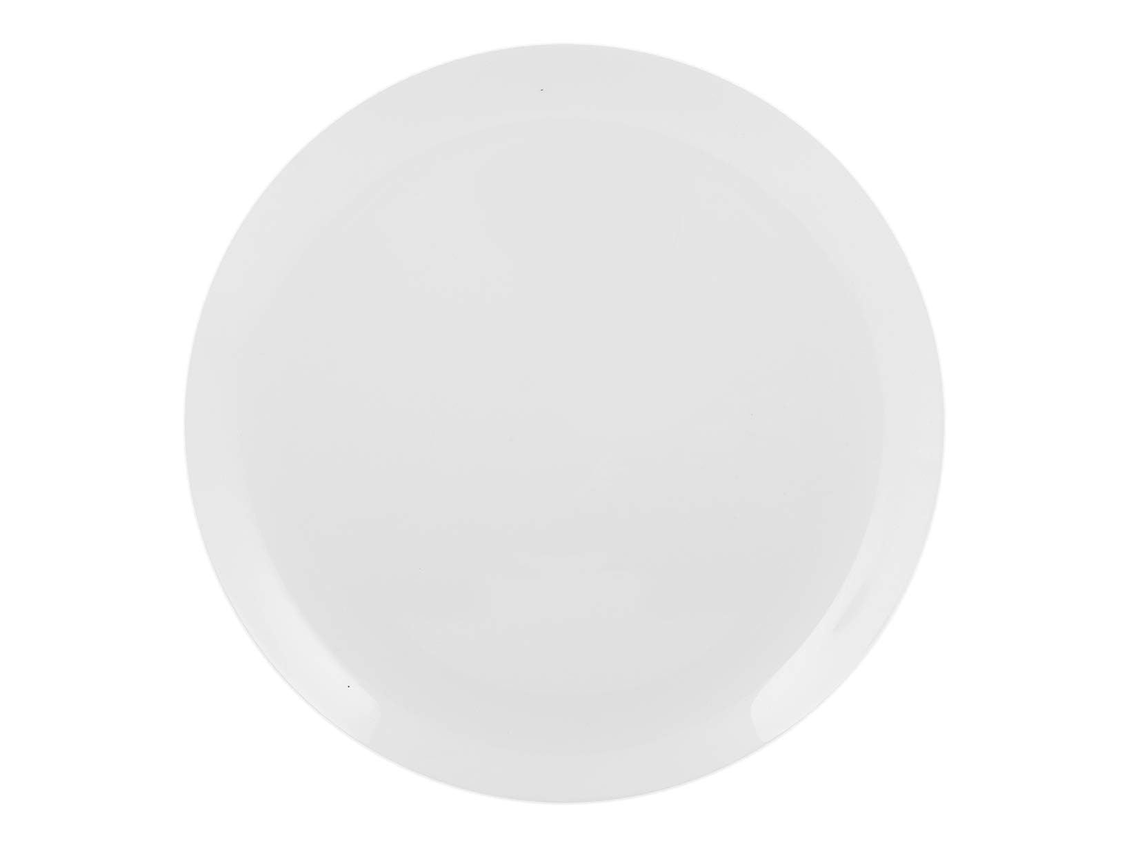 H&H Premiere Set of 6 Dinner Plates, Opal, White, 27 cm