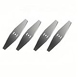 4-Pack Metal Lawn Mower Blade Replacement Set | Universal Grass Trimmer Blades | Durable Corrosion-Resistant Cutting Blades for Most Walk-Behind Mowers & Commercial Trimmers (arbor hole 5mm)