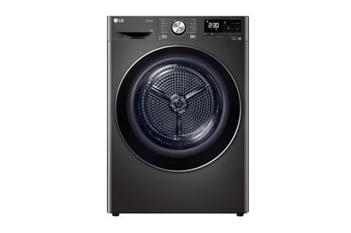 Image of LG 9Kg Dryer DHV09SAB, Dual Inverter Heat Pump, Black Steel