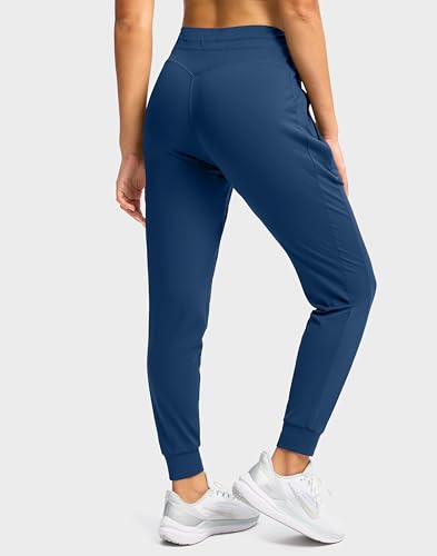 Image of Soothfeel Womens Joggers with Zipper Pockets High Waisted Sweatpants Athletic Leggings Pants for Workout Running Yoga