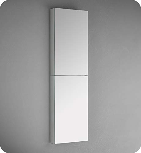 Fresca 15\" Wide x 52\" Tall Bathroom Medicine Cabinet w/Mirrors - Thumbnail 3