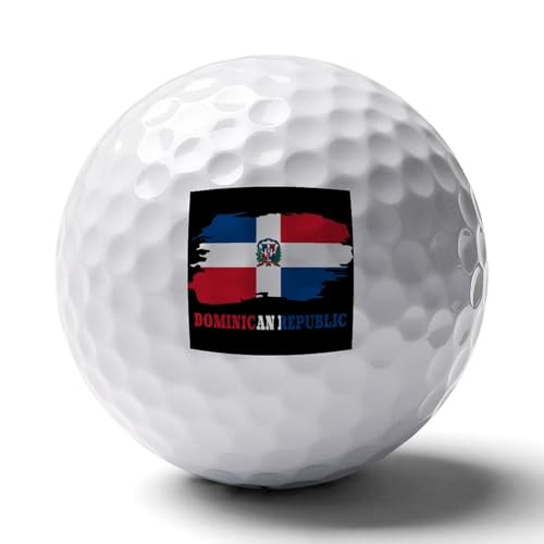 Dominican Republic Flag Golf Balls for Men and Women