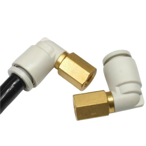 Codo neumático KQ2LF10-02 conector rápido orientable de rosca interna compacta 3