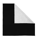 GCJUYA Camera wrap, Protective Wrap, Magic Self-Adhesive Cloth, 21.6"x21.6" Anti-Scratch Soft Cloth with a Sticky for tech Gear, Lens Pouches, Folding, Washable,Black