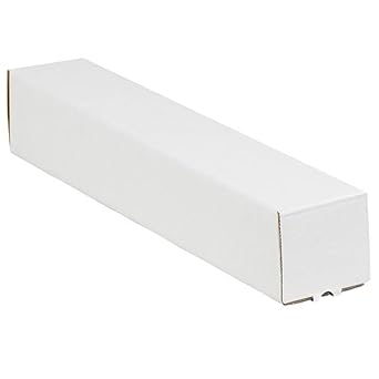 BOX USA BM3348 Square Mailing Tubes, 3