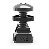 Lancher 60-Pack M6 x 16mm Screws and Cage Nuts for Server Shelf Cabinets Rack Mount Screw cage nut - Black