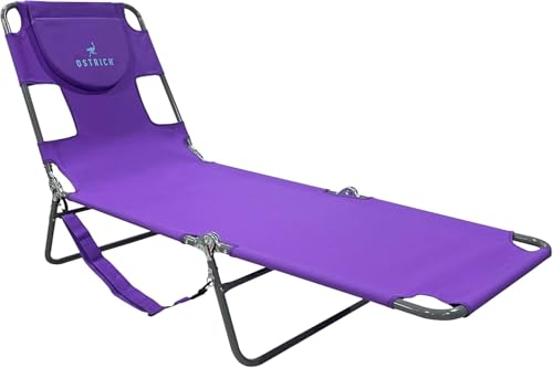 Ostrich Purple Chaise Lounge