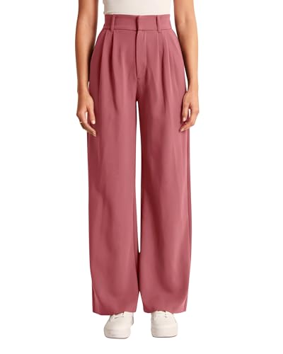 Image of NIMIN High Waisted Work Pants for Women Business Casual Outfits 2026 Office Dress Pants Trousers with Pockets