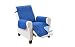 Elaine Karen Deluxe Reversible Recliner Furniture Protector, Blue/Light Blue 80"x 70"