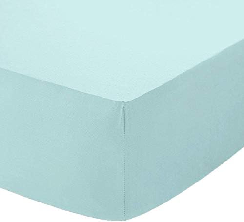 16"(40cm) Extra Deep Fitted Sheet Single Size Latte 100% Cotton 200 Thread Count Fitted Sheet (Single, Latte)