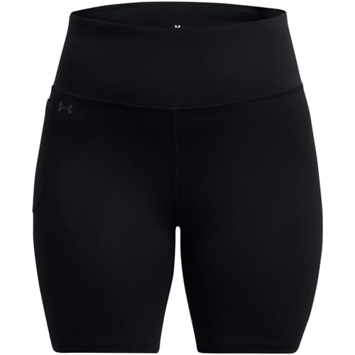 Under Armour Womens Motion Bike Shorts, (001) Black / / Jet Gray, Large
