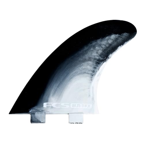 FCS MR Twin + 1 Surfboard Fins Set, Twin + Stabiliser, Large