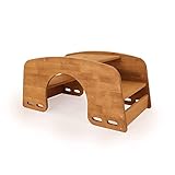 Outdoor-Kinder-Schiffschaukel | Garten-Sitzgarnitur | Holz-Wippe 8077 Ohne.