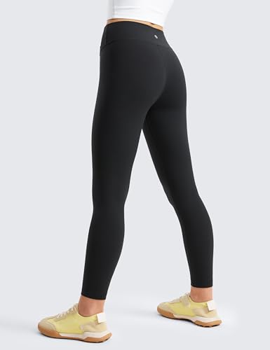 CRZ YOGA Girls Butterluxe Crossover Athletic Leggings - High Waist V Cross Kids Lounge Pants Yoga Active Dance Running Tights3