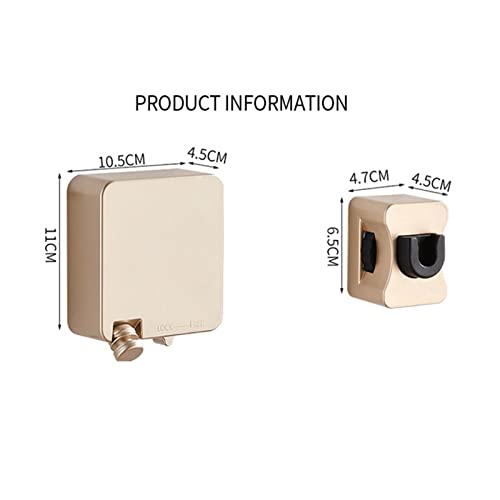 Laundry Rack, Clothes Airer, Retractable Clothes Airer Clothesline Wall Mounted Clotheshorse No Drilling Bathroom Drying Racks Stainless Steel (1-6 m Retractable) - Image 6