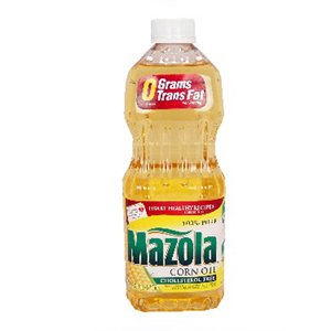 Mazola 100% Pure Corn Oil 16 oz (Pack of 12)