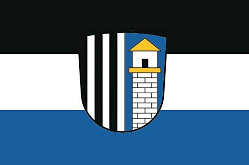 Drapeau de Burgsalach 150 x 250 cm pavillon en tissu pour mât de mairie