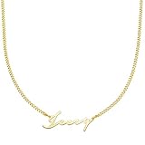 💎𝗪𝗔𝗥𝗨𝗠 𝗨𝗡𝗦𝗘𝗥 𝗣𝗥𝗢𝗗𝗨𝗞𝗧?: Unsere Kette Damen Gold besteht aus hochwertigem Edelstahl, Stainless Steel und ist Nickelfrei und Wasserfest. Die Namenskette ist frei konfigurierbar. Die Kette hat 40cm und kann bis zu 5cm erweitert werden. Entscheide selbst, welche Buchstaben gewählt werden