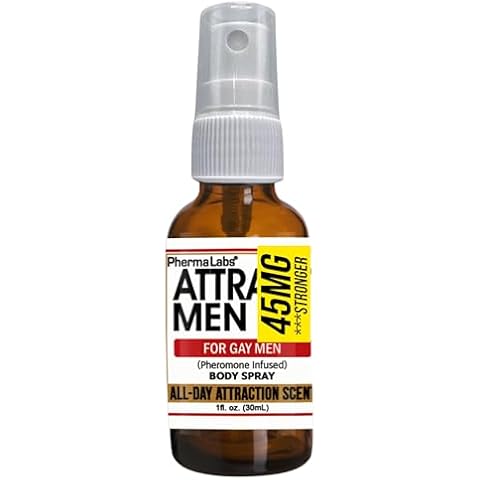 PHERMALABS Gay Pheromones Attract Men 1 oz- All Day Scent - Body Spray - Highest Concentration Of Pheromone Possible - Fresh & Long-lasting Smell Cover