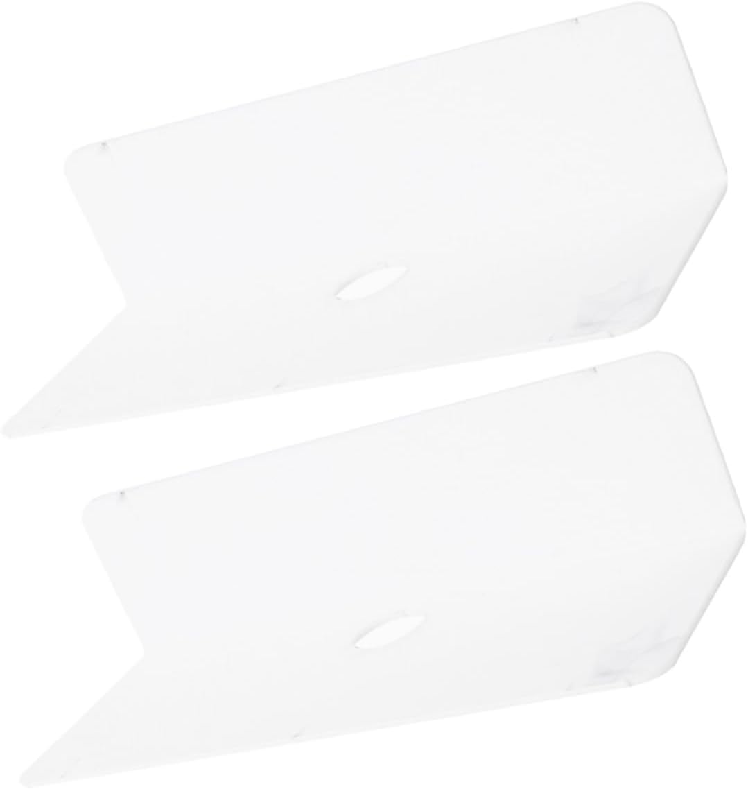 BETOOKY 2pcs Floating Wall Shelf Acrylic Camera Holder and Router Storage Organizer Wall-Mounted Bathroom Kitchen Shelf for Security Camera and Small Device Storage