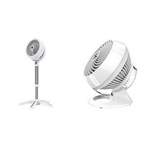 Vornado 683DC Energy Smart Medium Pedestal Fan + Vornado 460 Whole Room Air Circulator