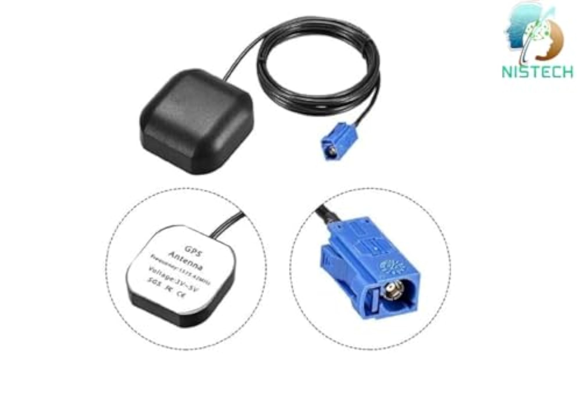 NISTECH 28dbi GPS Antenna with Fakra Connector