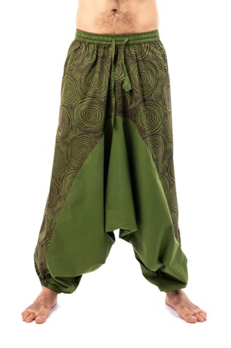 Sarouel large Fantazia Subwoofer kaki pantalon bouffant grandes tailles S-XXXL