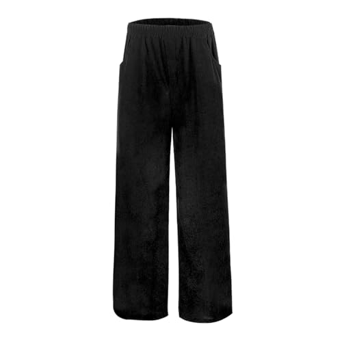 Pantalones casuales de pana, corte clásico y cómodo, pierna recta y relajada, tejido acanalado suave para uso diario, pantalones duraderos y versátiles, ideales para salidas de negocios y ocio.19