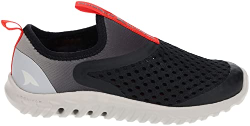 Rugged Shark Water Shoe For Kids, Youth Boys And Girls, Black/Red, Youth Size 2 #TOP1