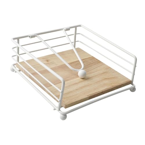 Support serviettes papier avec bras lesté pour bloquer le papier sur la table - 2