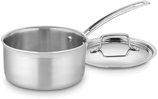 Cuisinart MCP19-18N MultiClad Pro Stainless Steel 2-Quart Saucepan with Cover