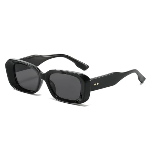 Lunettes de soleil rétro UV400 avec verres dégradés et rivets élégants pour hommes et femmes
