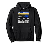 Tarjeta de embarque Palma de Mallorca PMI Aeropuerto - Fiesta Viaje Sudadera con Capucha