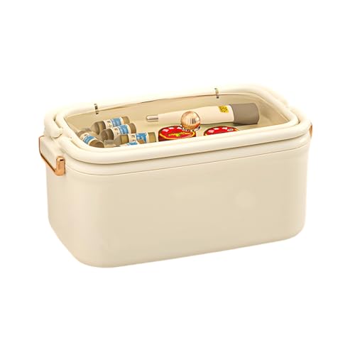 Mallette médicale rigide ABS double niveau de rangement - 2