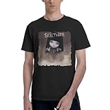 Seethers T Shirt Summer Cotton Breathable Tee Mens O-Neck Short Sleeve Casual Cool T-Shirts Xx-Large Black
