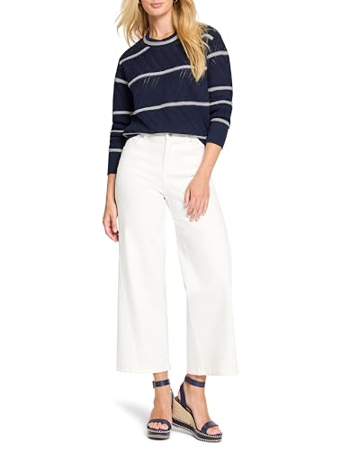 NIC+ZOE Women's Pointelle Stripe Sweater