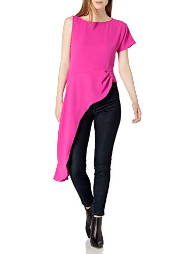 Trina Turk Women's Blouse, Trina Pink, Medium
