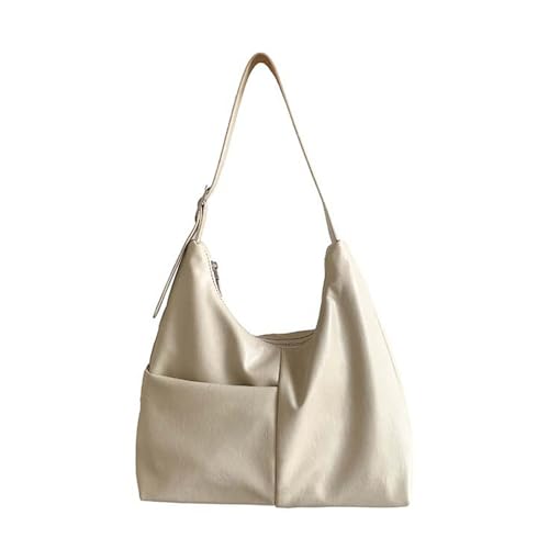 Sac à bandoulière rétro surdimensionné avec intérieur spacieux pour femme