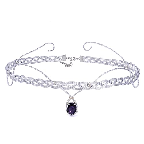CoTeeZa Handmade Renaissance Braided Circlet - Viking Crown Celtic Headband