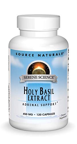 Source Naturals Holy Basil Extract,Adrenal Support 450Mg -120 Capsules #TOP18