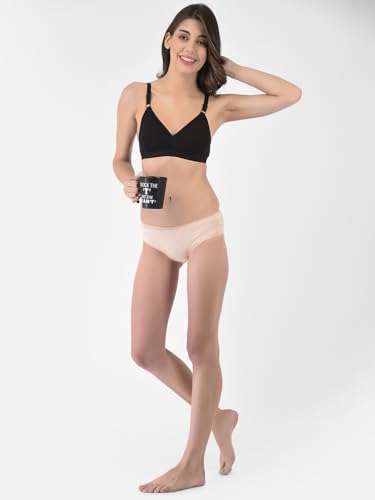 Image of Softline Women's Cotton Rich Wire-Free Non-Padded Balconette Bra Combo | Seamless, Breathable & Soft Fabric | Full Coverage & Everyday Comfort (Pack of 2)