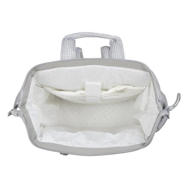 Pasito a Pasito MOCHILA LITTLE BLOOM VICHY GRIS