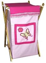 Bacati - Girls Stripes and Plaids Hamper