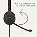 Jabra Evolve 10 Wired Headset with Noise-Cancelling Microphone for PC/Laptop Use, Easy USB-A Setup, TCO Certified, Lightweight Design, Inline Call/Volume Controls for Online Meetings, Black