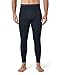 LAPASA Pacco da 2 o 1 Calzamaglie Termica Uomo Fodera in Pile Pantaloni Termici Sportivi Strato Base Biancheria Intima Leggings M25 Blu Navy (Pesante - Pacco da 1) XL