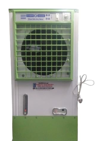 SUNCITY ELECTRICALS AND ELECTRONICS Personal Air Cooler For Room | Powerful Air Throw Portable Air Cooler For Home (Green & White Honey cooler)