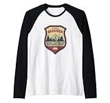 Retro Sticker Style Giant Sequoia Kings Canyon Art
