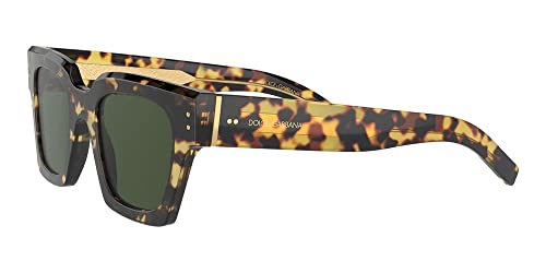 Dolce & Gabbana DG4413-337552 Sunglasses YELLOW HAVANA w/GREEN 48mm3