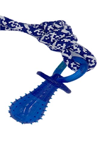 PETS EMPIRE Pet Products TPR Pacifier with Cotton Rope Chew Toy Dog Toy,Squeaky Dog Training Interactive Puppy Play Toys (B09KV87DLC) Amazon Price History, Amazon Price Tracker